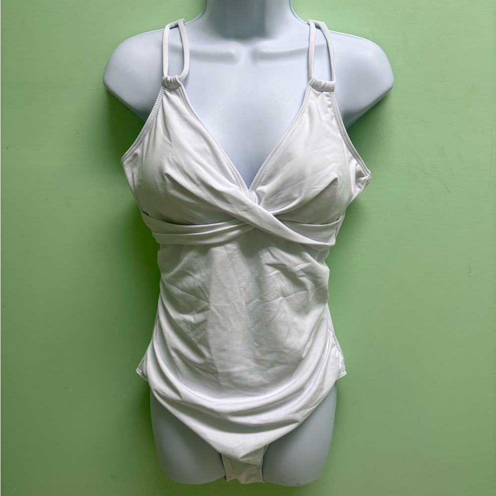 White One-Piece Swimsuit